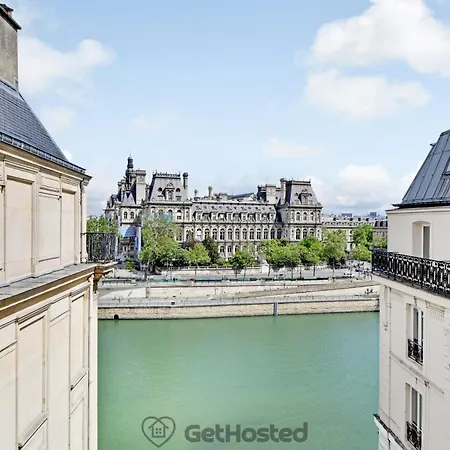 Ile De La Cite - Seine & Notre Dame View דירה